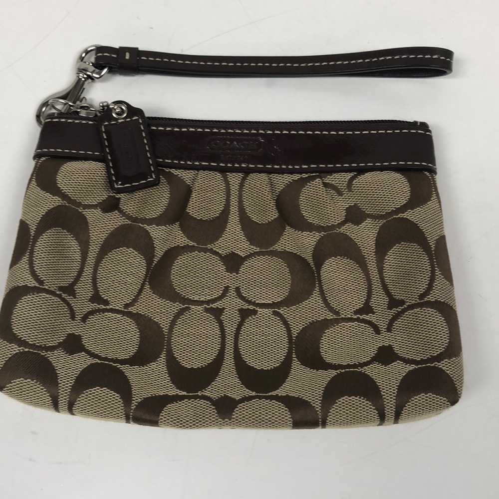 Signature Coach wristlet